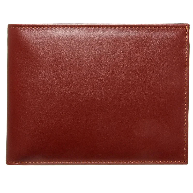 72 Smalldive Brown 10 Card Sleeves Buffed Leather Billfold