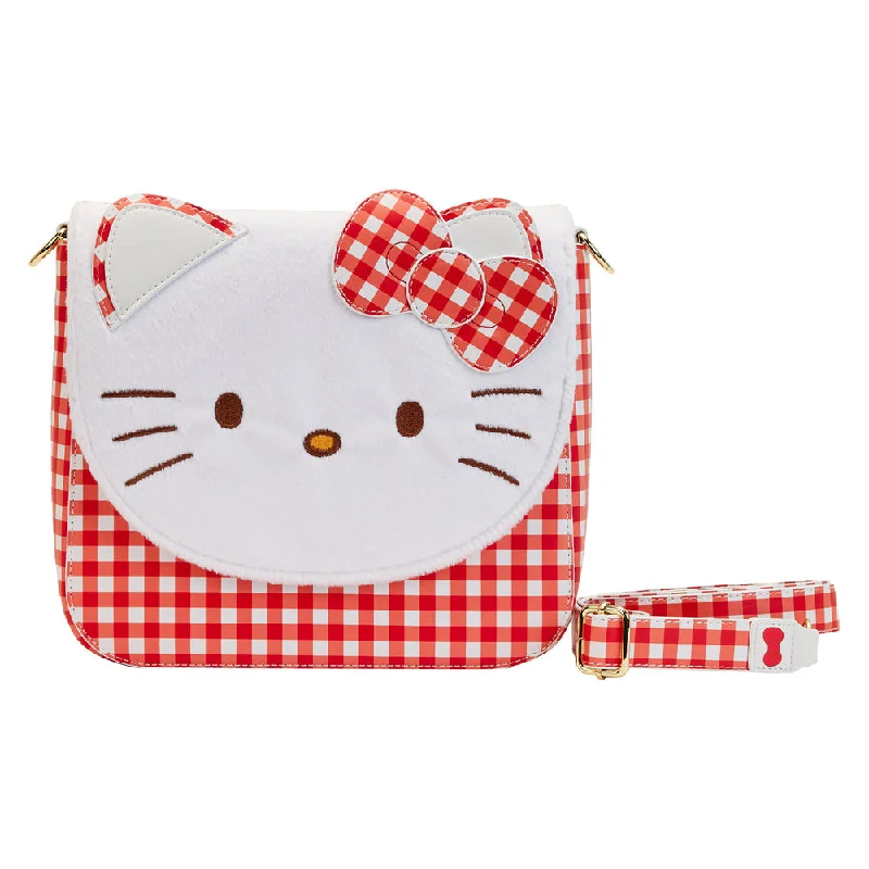 Hello Kitty x Loungefly Gingham Crossbody Bag