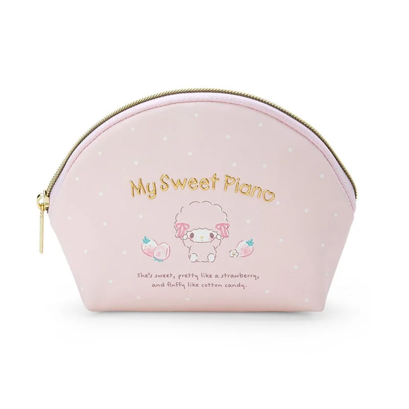 My Sweet Piano Crescent Zipper Pouch