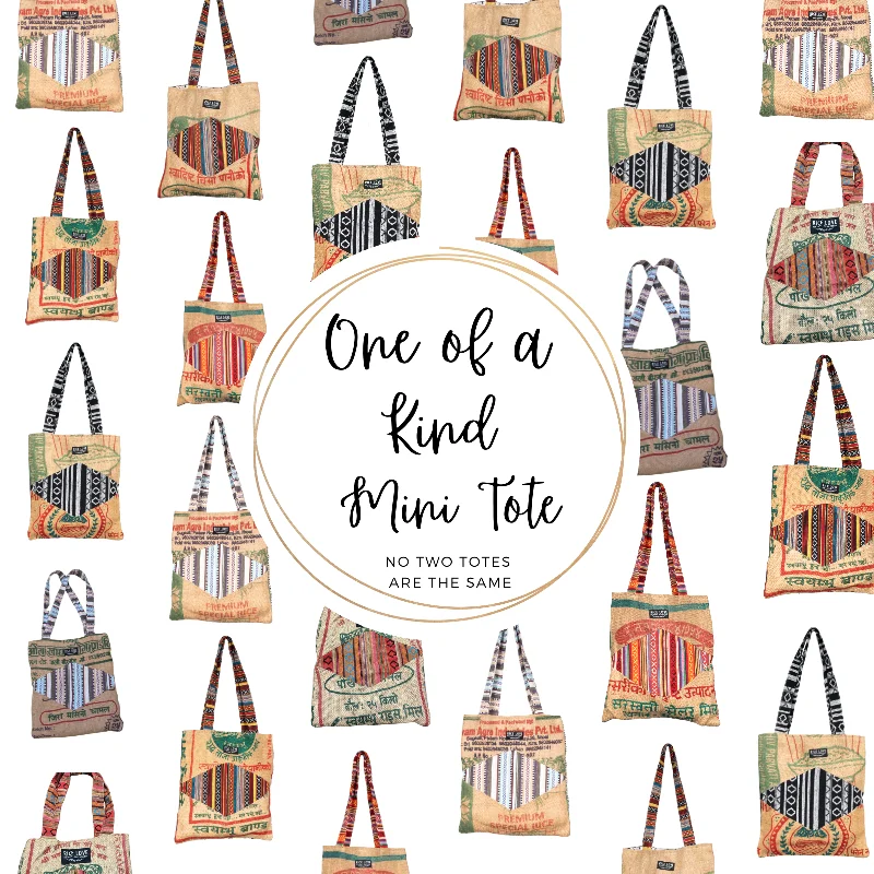 One of a Kind Mini Tote