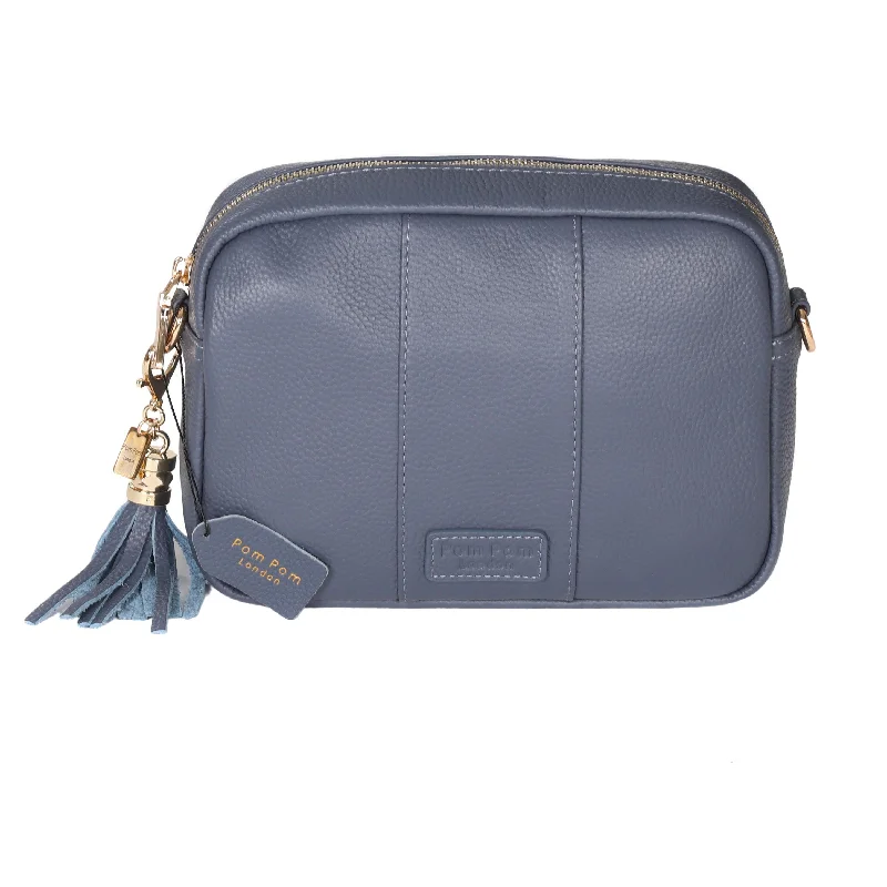 Pom Pom London City Bag Slate Blue