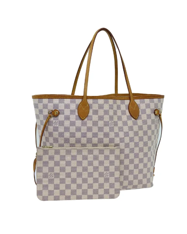 Authentic Damier Azur Tote Bag - Pre-Owned