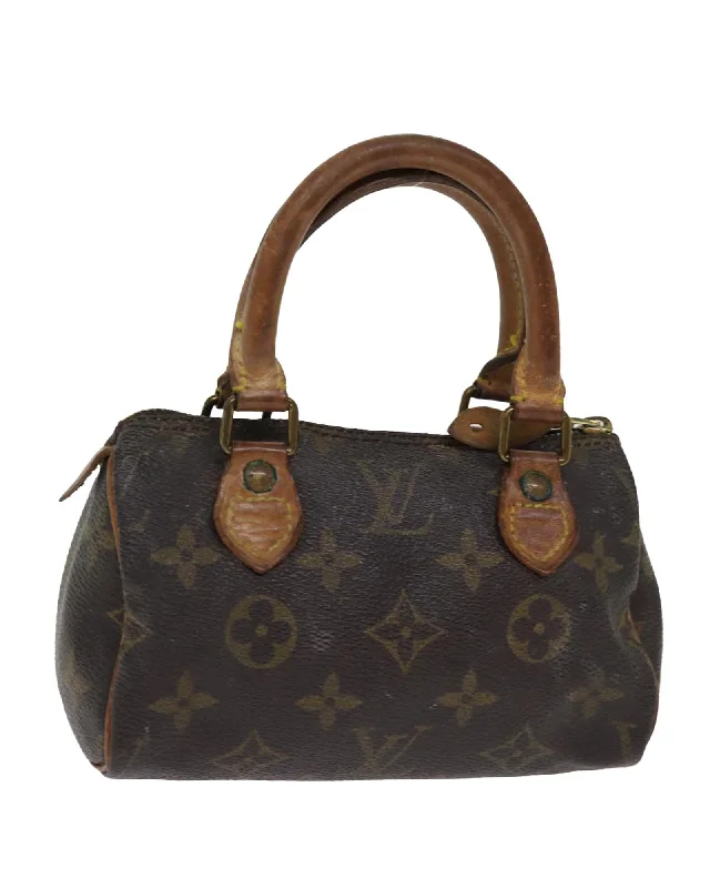 Mini Monogram Hand Bag in Canvas Material - Pre-owned