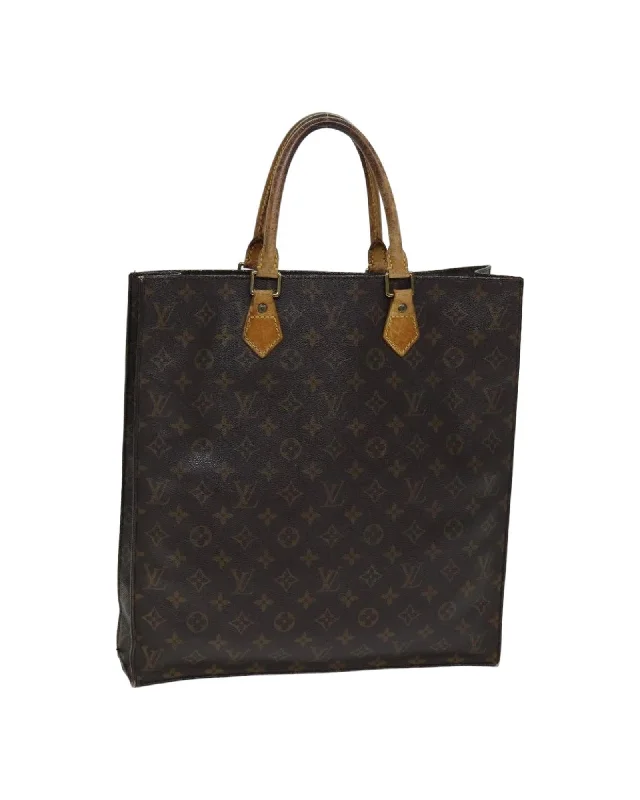 Monogram Canvas Hand Bag with Serial No.