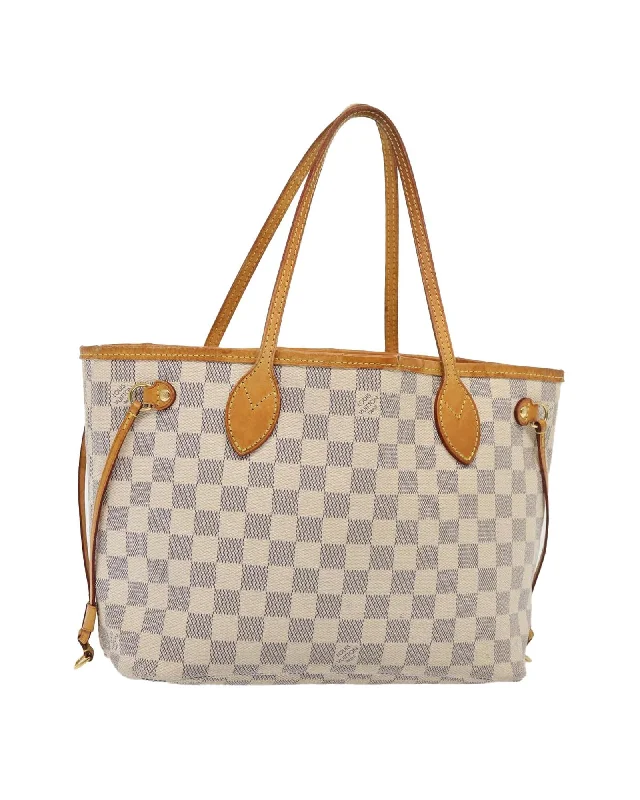 Azur Neverfull PM Tote Bag - Damier Canvas