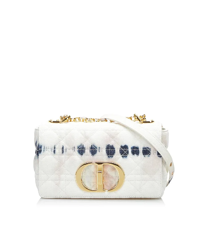 Dior Caro Tie Dye Denim Crossbody Bag