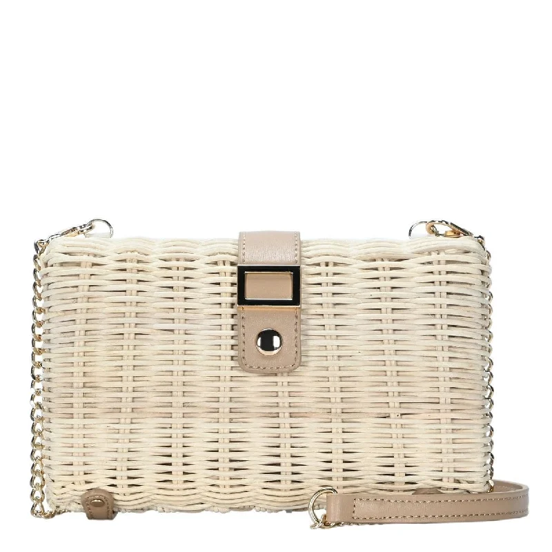 BGT4554 Rattan Crossbody Bag