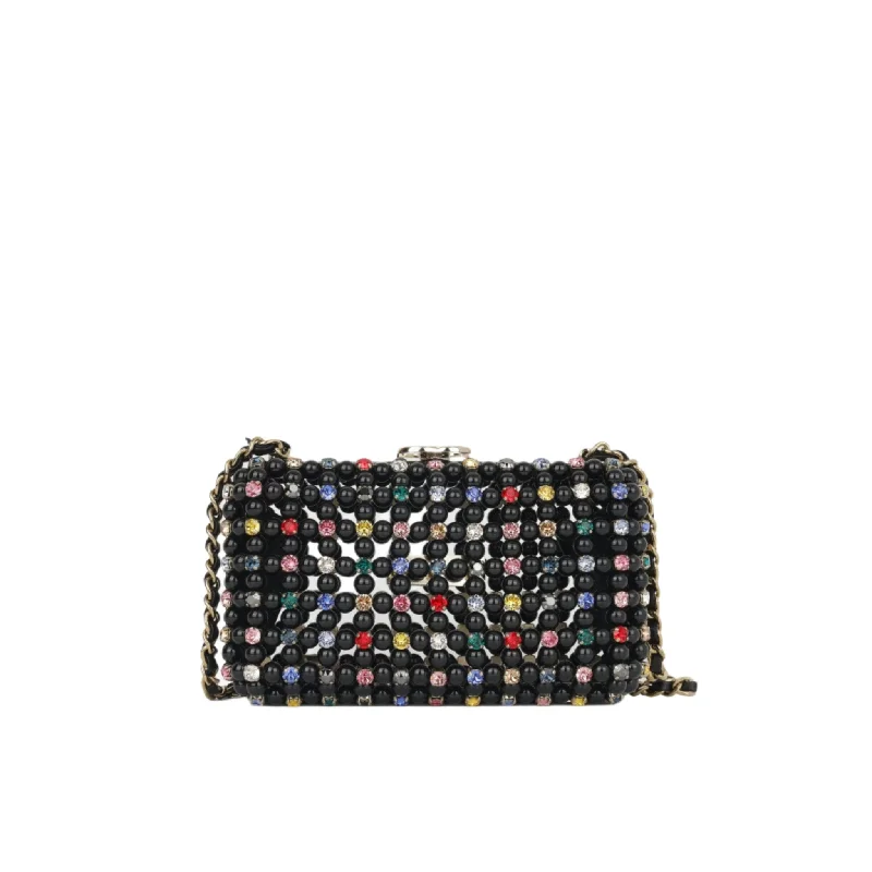 Chanel Cruise 23 Glass Pearls Evening Bag