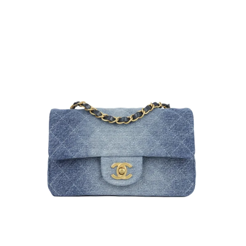 Chanel Mini Rectangular - Blue Ombre Denim