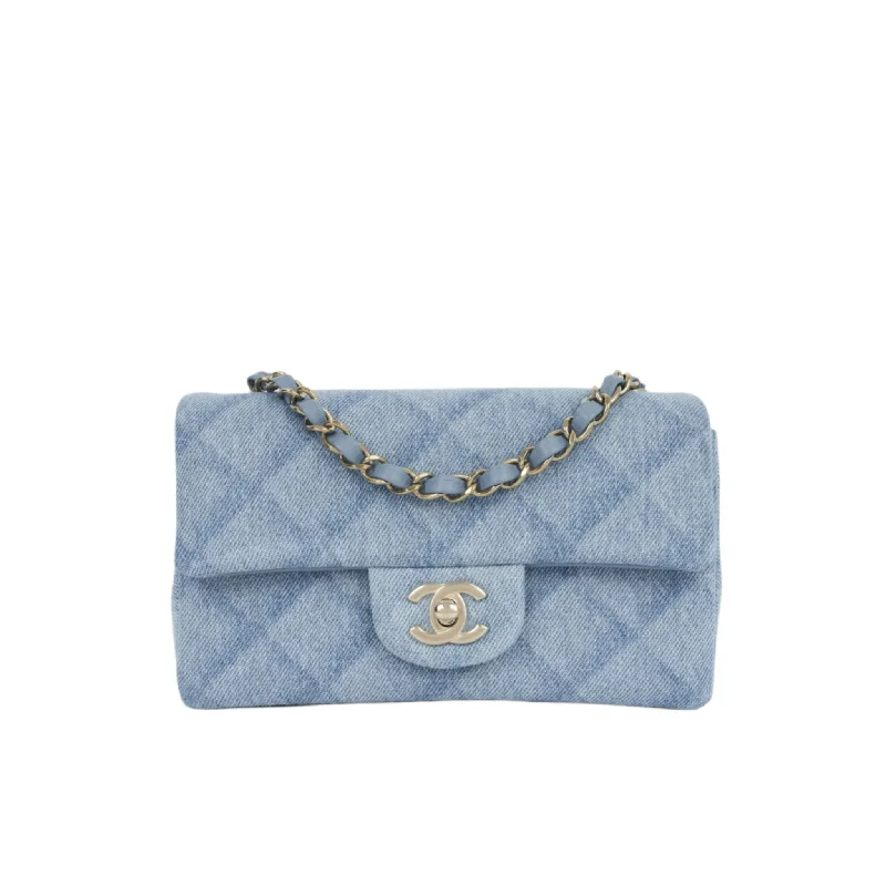 Chanel Mini Rectangular - Light Denim