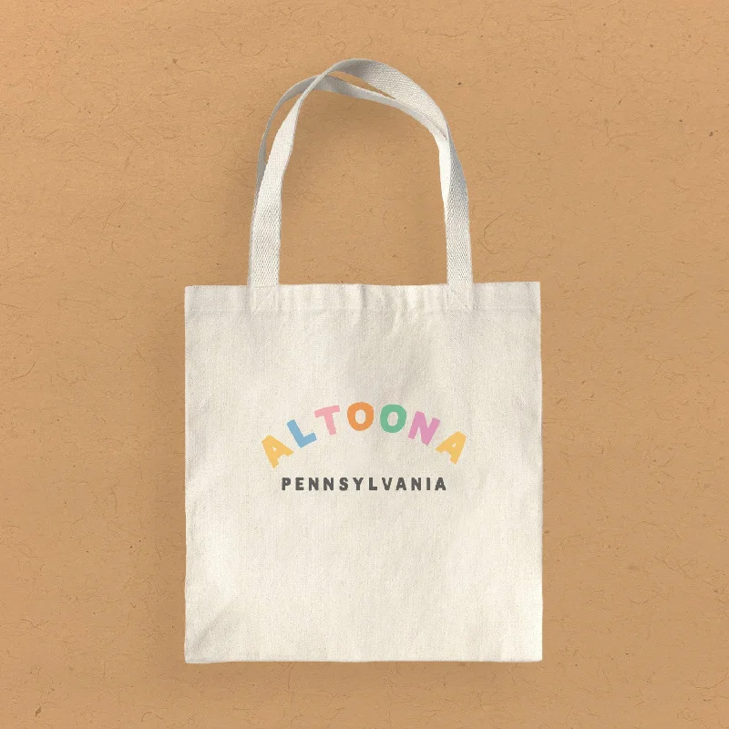 Colorful City/State Custom - Canvas Tote Bag