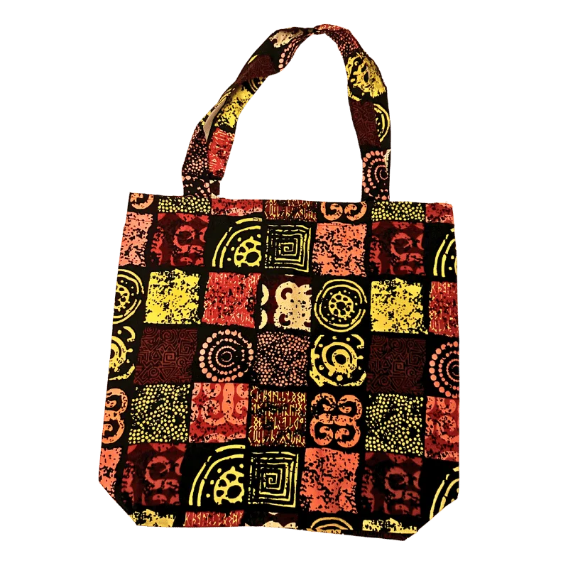 African Print Tote Bag Pattern 2