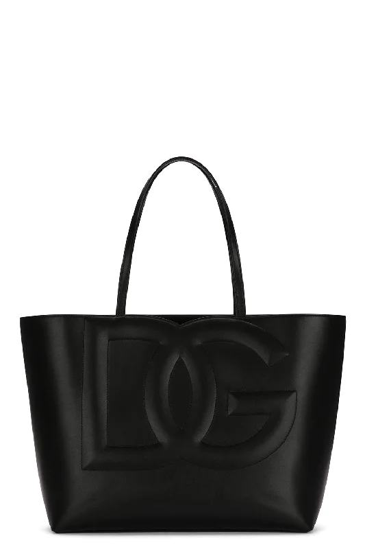 Large DG Logo Tote - Black