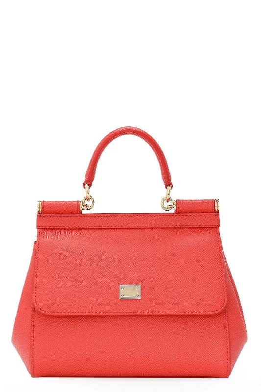 Medium Sicily Bag -  Coral