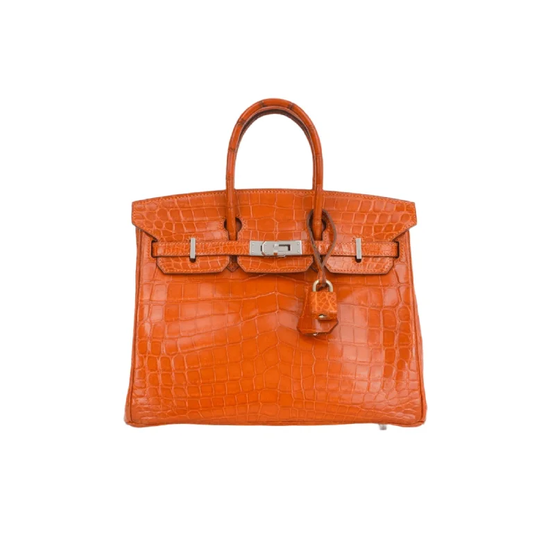 Hermès Birkin 25 - Pain D'epice Crocodile Niloticus Lisse