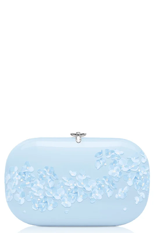 Elina Plus Clutch - Baby Blue Blossom