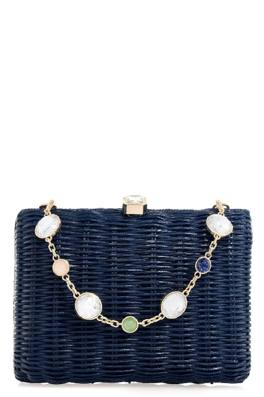 Hailey Bag - Champagne Navy