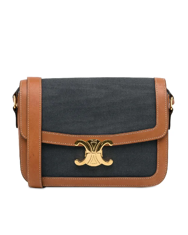 Canvas Triomphe Crossbody Bag