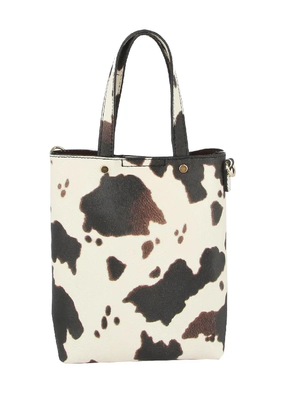 LD153 Smooth Textured Tote Bag With Pattern Strap