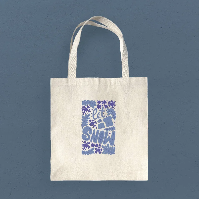 Let it Snow - Canvas Tote Bag