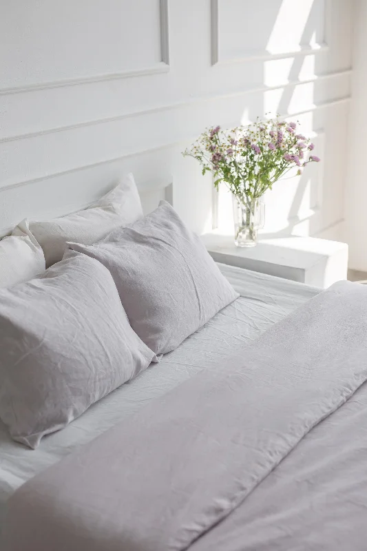 Certified linen pillowcase in Cream