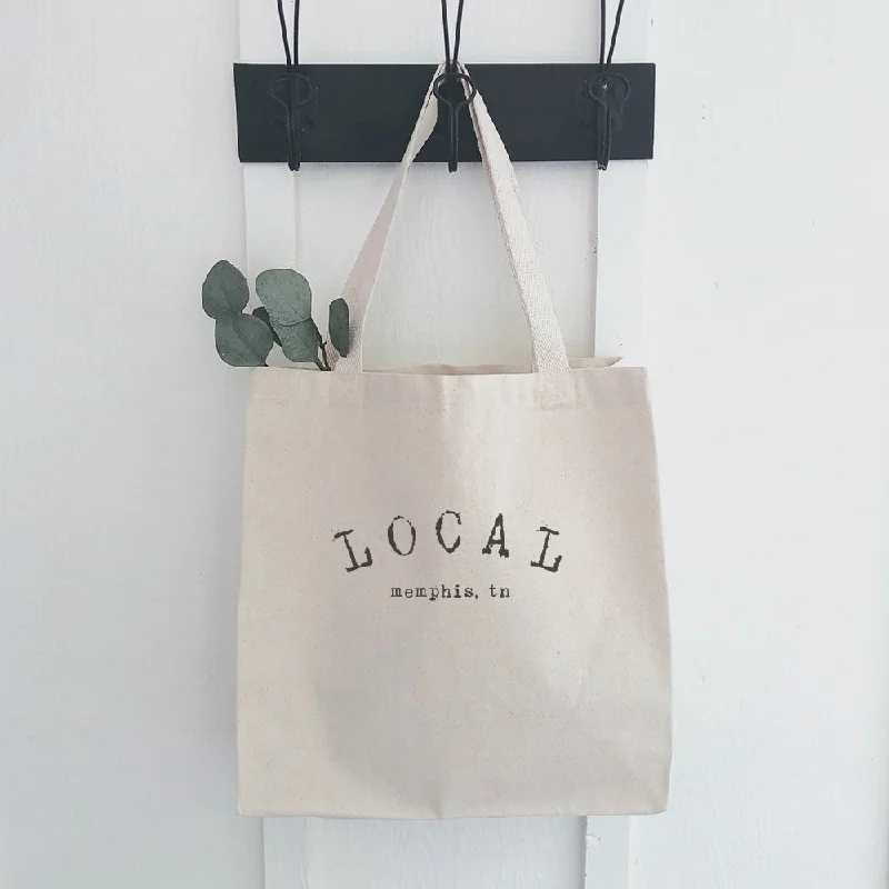 Local City, State - Custom Canvas Tote Bag