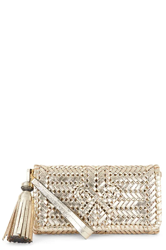 Neeson Tassel Clutch - Platino