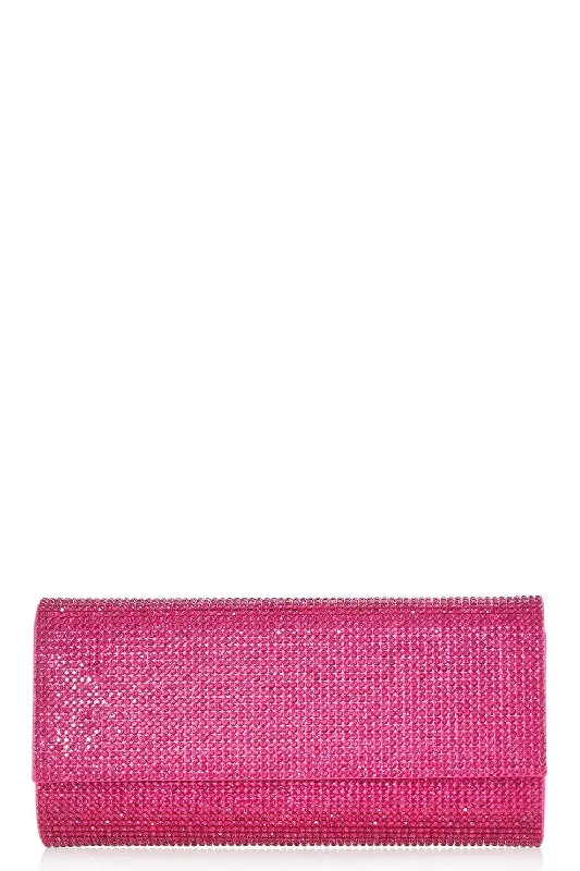 Perry Clutch - Fuchsia