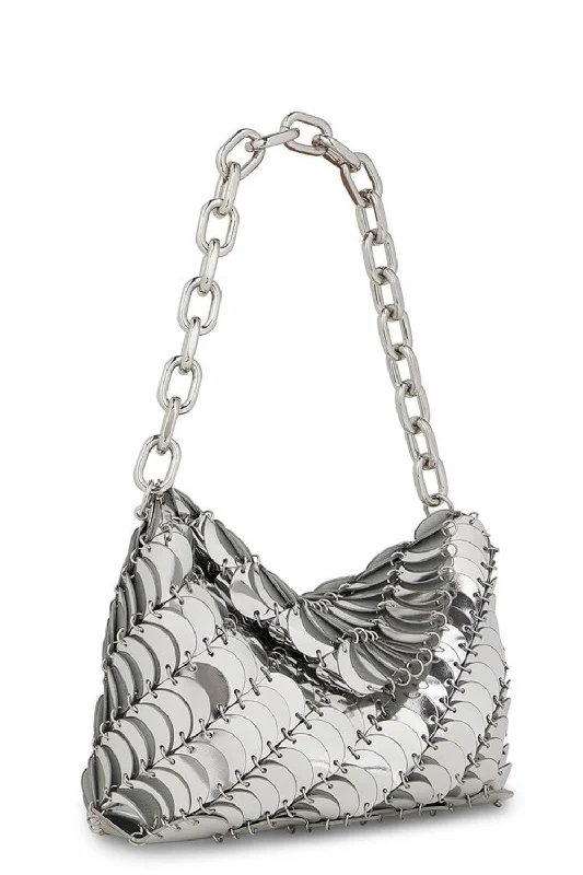 Paco Clutch Bag - Silver