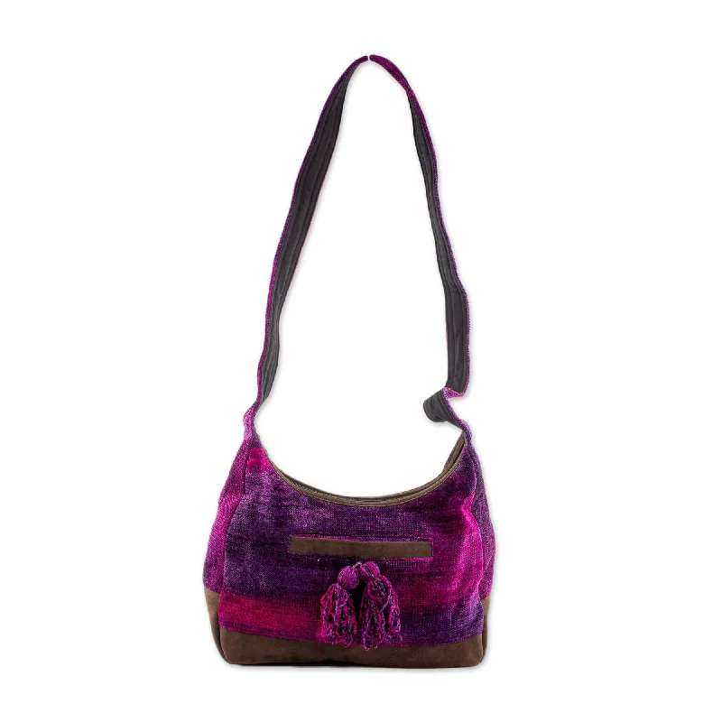 Rayon and Cotton Blend Hobo Bag - Magical Day