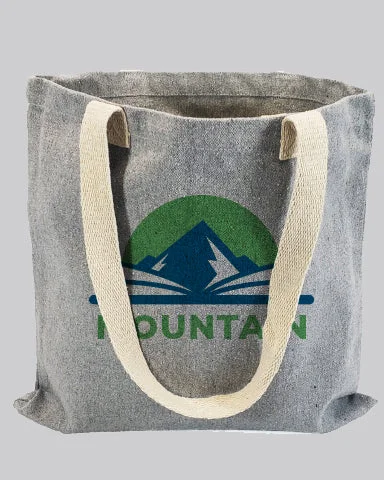 Recycled Canvas Basic Book Bag - Recycled Tote Bags With Your Logo  - RC869