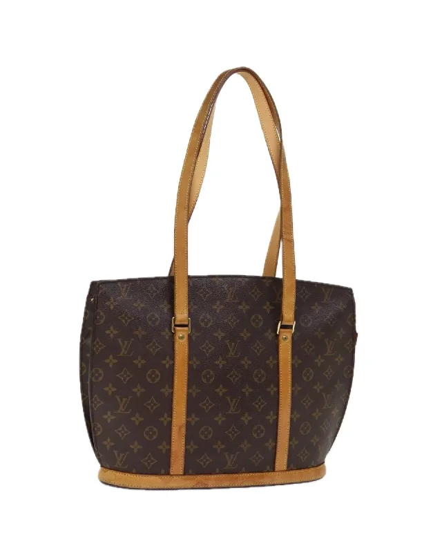 Monogram Canvas Babylone Tote Bag with Authentic Patina