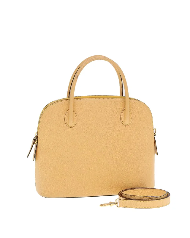 Yellow Leather 2way Hand Bag by Celine