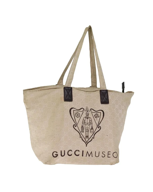 Canvas Tote Bag with Handle and Rubbing Detail