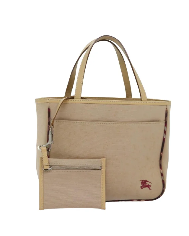 Canvas Hand Bag with Pouch