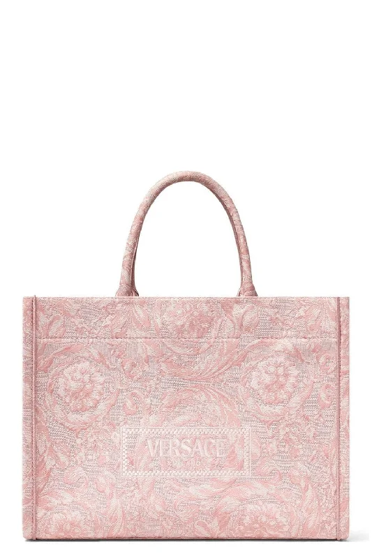 Barocco Athena Tote Bag - Pink Rose