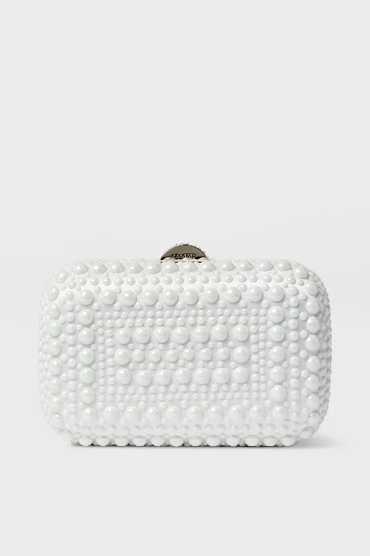 White Ari Hotfix Clutch