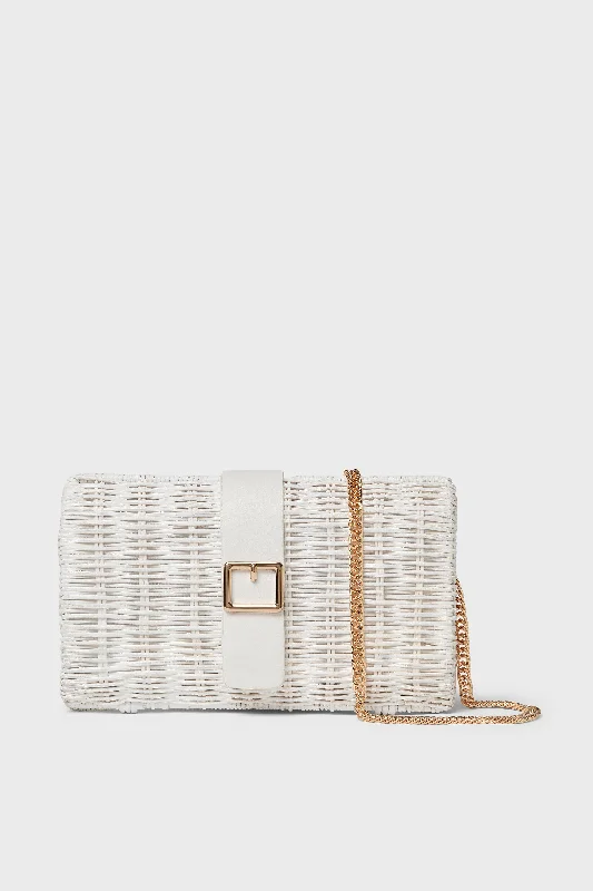 White Moana Clutch