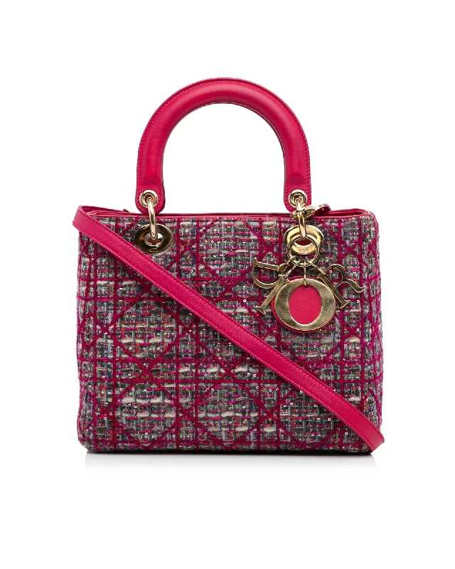 Tweed Lady Dior Handbag