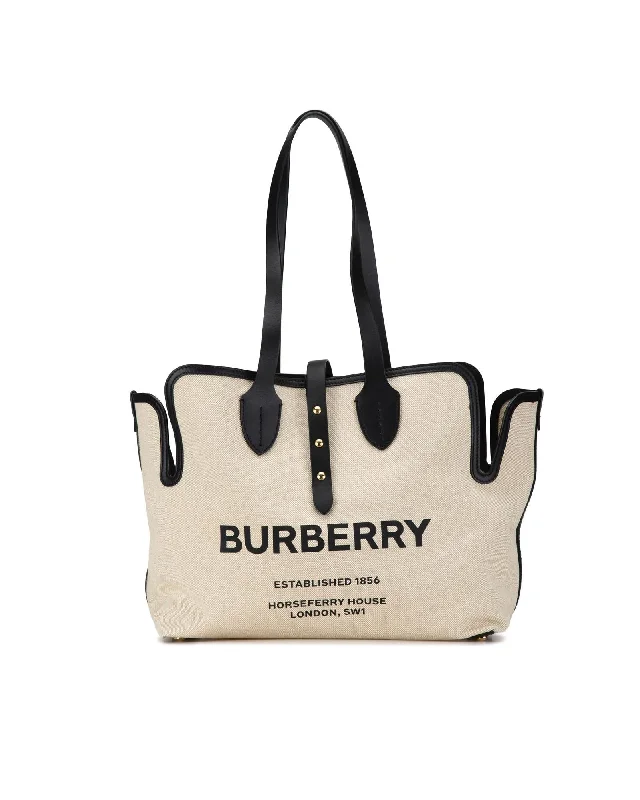 Burberry Small TB Bag Tote in Beige