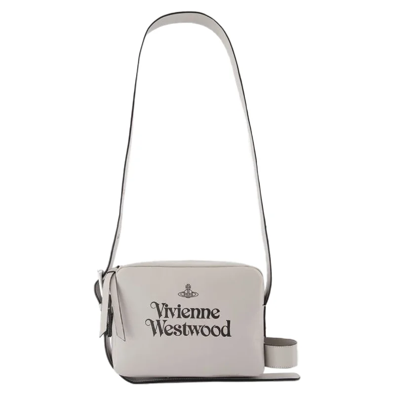 Carrie Camera Crossbody - Vivienne Westwood - Leather - Grey