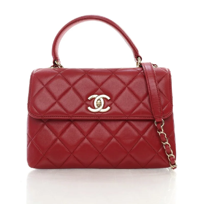 Chanel Trendy CC Small Red Lambskin