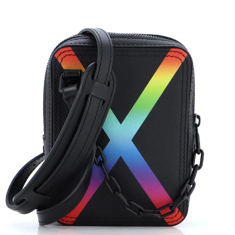 Danube Messenger Bag Rainbow Taiga Leather