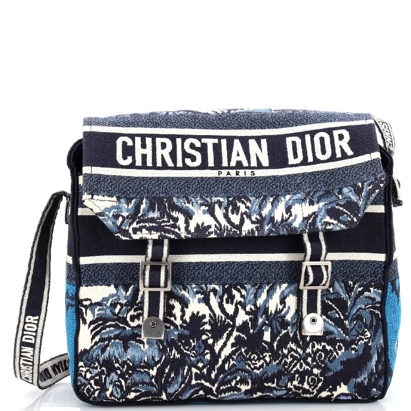 Diorcamp Messenger Bag Embroidered Canvas