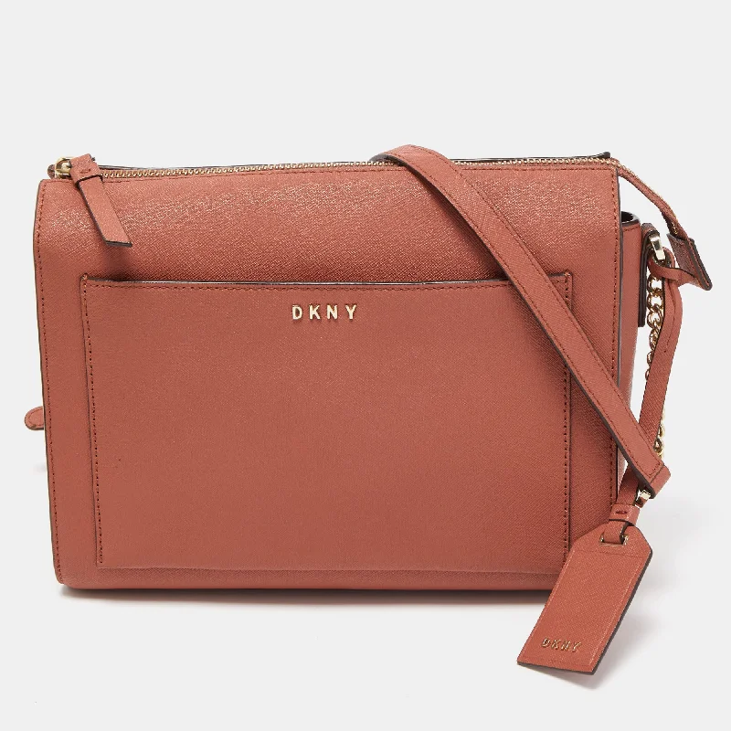 Dkny Brick Saffiano Leather Ava Crossbody Bag