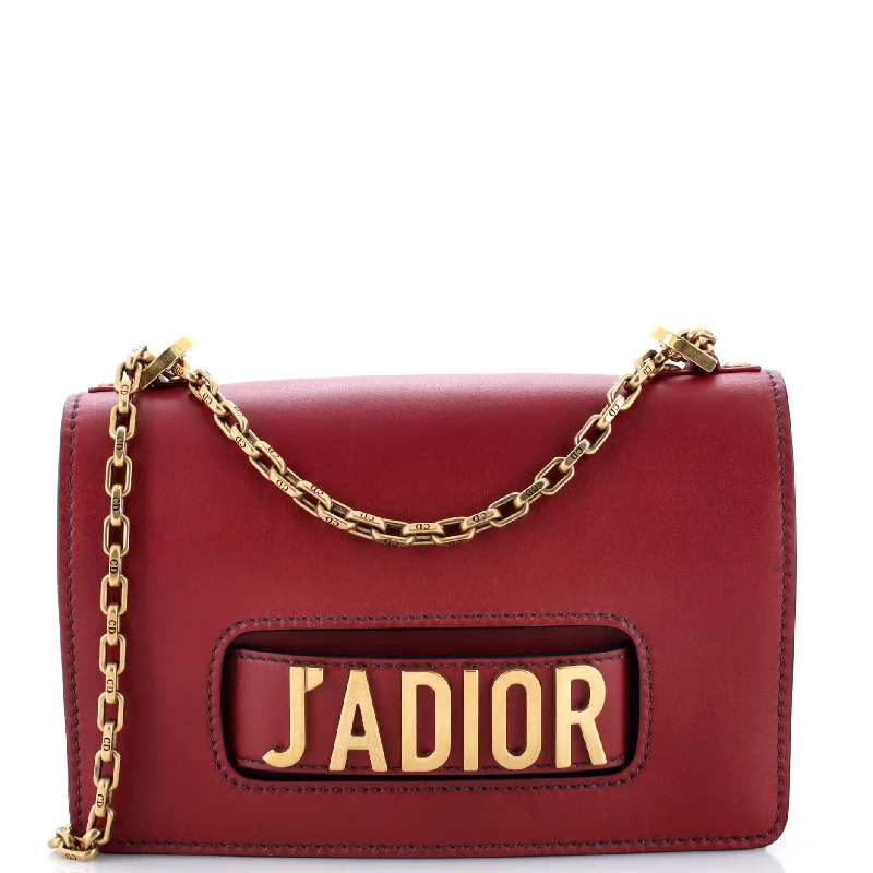 J'Adior Flap Bag Leather Medium