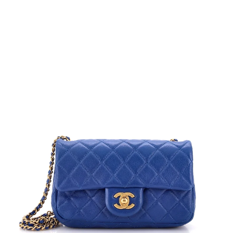 Pearl Crush Flap Bag Quilted Lambskin Mini