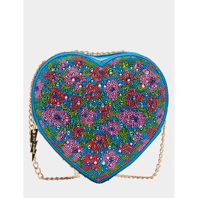 Stone Heart Convertible Bag Blue