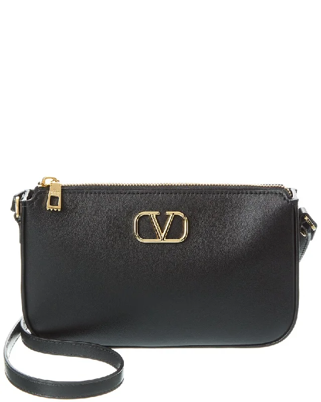 Valentino VLogo Signature Mini Leather Crossbody